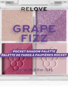 Revolution Relove Pocket Palette paletka očních stínů odstín Grape Fizz 4x0.72 g