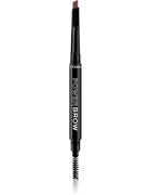 Revolution Relove Power Brow tužka na obočí s kartáčkem odstín Dark Brown 03 g
