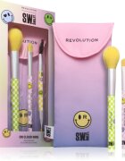 Revolution S.W.Smiley On Cloud Nine sada štětců s taštičkou 3 ks