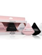 Revolution Soft Focus Powder Puff Trio labutěnka 3 ks