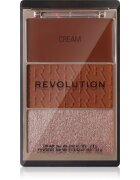 Revolution The Bronzer Icon paleta bronzerů s rozjasňovačem odstín 1 ks