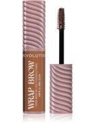Revolution Wrap Brow Tubing Brow Gel fixační gel na obočí odstín Cool Medium Brown 2.3 ml