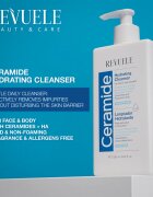 Revuele Ceramide Hydrating Cleanser mycí gel na obličej a tělo pro suchou až velmi suchou pokožku 250 ml