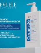 Revuele Ceramide Moisturizing Lotion hydratační mléko na tělo a obličej pro suchou až velmi suchou pokožku 250 ml