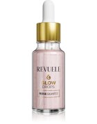 Revuele Glow Drops Rose Quartz rozjasňující sérum na tělo a obličej 20 ml