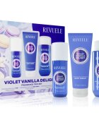 Revuele Violet Vanilla Delight Fragrance Trio Set dárková sada na tělo pro ženy