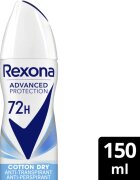 Rexona Advanced Protection Cotton Dry antiperspirant sprej 150 ml
