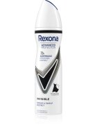 Rexona Advanced Protection Invisible antiperspirant ve spreji proti bílým a žlutým skvrnám 150 ml