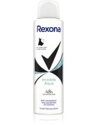 Rexona Invisible Aqua antiperspirant ve spreji proti bílým a žlutým skvrnám 150 ml