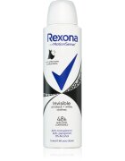 Rexona Invisible Black and White antiperspirant ve spreji proti bílým a žlutým skvrnám 150 ml