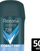 Rexona Men Advanced Protection Cobalt Dry tuhý antiperspirant 72h pro muže Cobalt Dry 50 ml