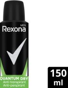 Rexona Men Quantum Dry antiperspirant ve spreji 150 ml
