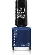 Rimmel 60 Seconds Super Shine lak na nehty odstín 102 Denim Lover 8 ml