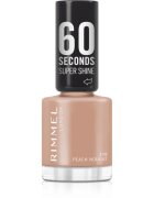 Rimmel 60 Seconds Super Shine lak na nehty odstín 110 Peach Nougat 8 ml