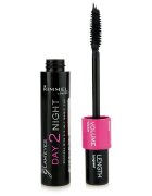 Rimmel Glam´ Eyes Day 2 Night řasenka pro prodloužení a zahuštění řas 2 v 1 odstín 001 Black 9.5 ml