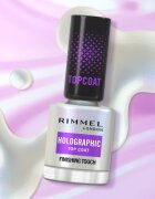 Rimmel Holographic vrchní lak na nehty se třpytkami 12 ml