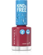 Rimmel Kind & Free lak na nehty odstín 166 Cherry Chance 8 ml