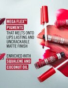 Rimmel Lasting Mega Matte lehká tekutá matná rtěnka 16h odstín Rose & Shine 74 ml