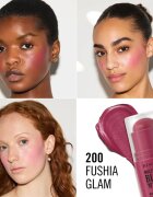 Rimmel Multi-Tasker Blush'N'brush tvářenka v tyčince se štětcem odstín 200 Fushia Glam 8 g