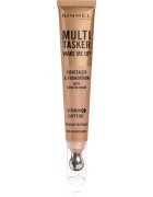 Rimmel Multi-Tasker Wake Me Up make-up a korektor pro rozjasnění pleti odstín 55 Classic Beige 20 ml