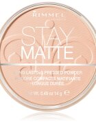 Rimmel Stay Matte pudr odstín 002 Pink Blossom 14 g