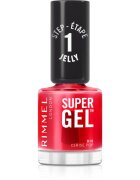 Rimmel Super Gel gelový lak na nehty bez užití UV/LED lampy odstín 016 Cerise Pop 12 ml