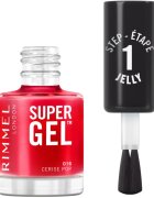 Rimmel Super Gel gelový lak na nehty bez užití UV/LED lampy odstín 016 Cerise Pop 12 ml