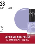 Rimmel Super Gel gelový lak na nehty bez užití UV/LED lampy odstín 028 Purple Haze 12 ml