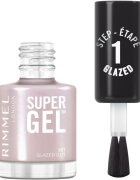 Rimmel Super Gel gelový lak na nehty bez užití UV/LED lampy odstín 107 Glazed Out 12 ml