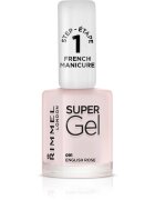 Rimmel Super Gel Step 1 lak na francouzskou manikúru odstín 091 English Rose 12 ml