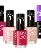 Rimmel Super Gel Step 2 Glitter vrchní lak na nehty pro třpytivý lesk 12 ml