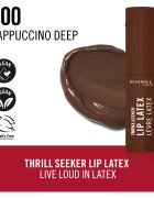 Rimmel Thrill Seeker Lip Latex tekutá rtěnka odstín 600 Cappuccino Deep 6 ml