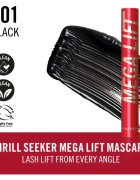 Rimmel Thrill Seeker Mega Lift řasenka pro objem odstín 001 Black 10 ml