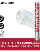 Rimmel Thrill Seeker Mega Star dlouhotrvající řasenka se třpytkami 10 ml