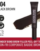 Rimmel Wonder'Bond gel na obočí odstín 004 Black Brown 7.7 ml