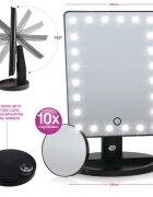 RIO 24 LED Mirror kosmetické zrcátko s LED podsvícením 1 ks