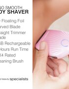 RIO Go Smooth dámský holicí strojek Pink Chrome 1 ks