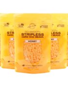 RIO Hard Wax Beads Honey voskové pecičky pro depilaci 5x100 g