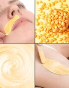 RIO Hard Wax Beads Honey voskové pecičky pro depilaci 5x100 g