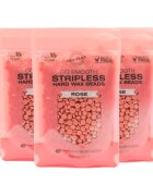 RIO Hard Wax Beads Rose voskové pecičky pro depilaci 5x100 g