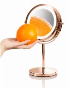 RIO Rose gold mirror podsvícené kosmetické zrcátko 1 ks