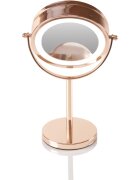 RIO Rose gold mirror podsvícené kosmetické zrcátko 1 ks