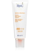 RoC Soleil Protect Anti Wrinkle Smoothing Fluid lehký ochranný fluid proti stárnutí pleti SPF 50 50 ml