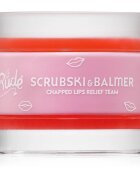 Rude Cosmetics Scrubski & Balmer balzám a peeling na rty odstín Juicy Peach 7.5 g