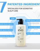 RYO Sensitive Scalp Care Shampoo zklidňující šampon pro citlivou pokožku hlavy 480 ml