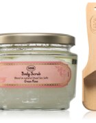 Sabon Medium Green Rose tělový peeling 320 g