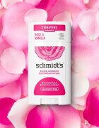 Schmidt's Rose + Vanilla přírodní tuhý deodorant 75 g