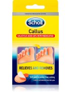 Scholl Callus polštářky na citlivá místa chodidla 4 ks