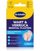 Scholl Dr. 's Wart & Verruca Plaster sada náplastí pro zmírnění tlaku vyvíjeného na bradavice a mozoly 3x7 ks