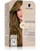 Schwarzkopf Creme Supreme permanentní barva na vlasy odstín 7-0 Přirozená blond 60 ml